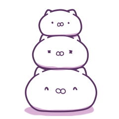 まったりにゃんこもち