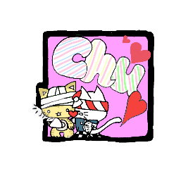 デカ文字Babyかたニャ！