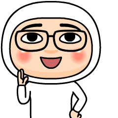 白タイツ62号★アバタースタンプ+メガネ