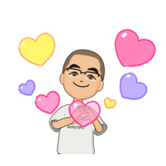 坊主の方のスタンプ!