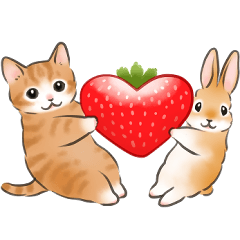 使いやすい挨拶☆猫たちのスタンプ2