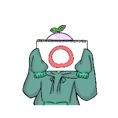 スケッチブックの女の子