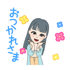 おしゃれ女子スタンプ@