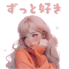 カラットガールズ　推し活スタンプ