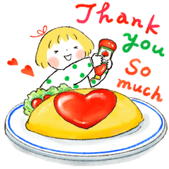 かわいく動く♪「ありがとうと毎日ことば」