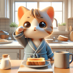 敬礼マスターネコ！