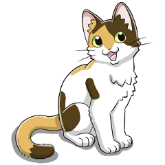 三毛猫みーちゃんインドネシアスタンプ