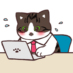 いま何してる？にゃんこの連絡スタンプ