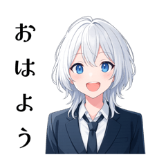 かいちゃん(立ち絵)のスタンプ