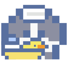 動くドットねこ!!3 ハチワレ