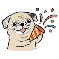 やさしきパグの日常