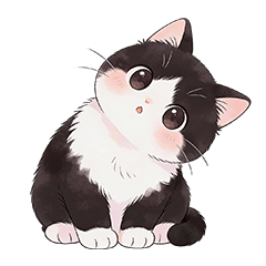 ふんわりはちわれ猫