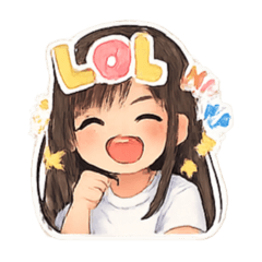 Big white shirt cute girl