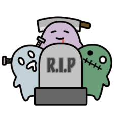 毎日使える！ぷちかわゾンビの動くスタンプ