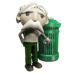 3D爺さんスタンプ