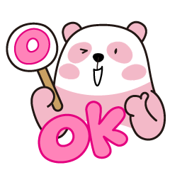 ピンクパンダ　ぱん蔵