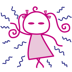 ピンクの女の子