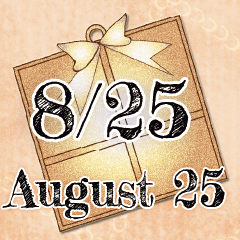8月25日記念日BIGスタンプ