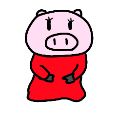 ブタの女の子 ピーたん