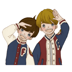 男の子と女の子のふわっすたんぷ２