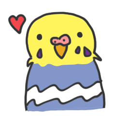 ラムネちゃんのスタンプ