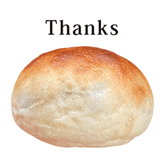 焼きたてもちもちパン　と　英語　English