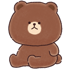 ふんわりブラウン