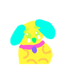カラフルなわんこちゃん