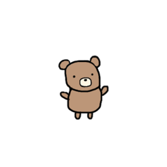 くまさんの日常スタンプPART1だよ
