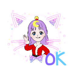 アバターかわいい女の子スタンプ