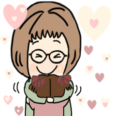 可愛いばあばの初夏の日常文字無しスタンプ