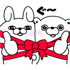 うさぎ＆くま１００％ × LINEギフト復刻版
