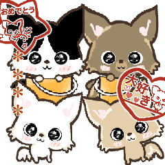 愛犬ワンコdeはんこ♡チワワvol,2/カスタム