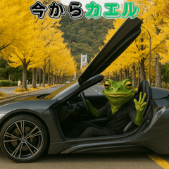 イケてるカエル運転手