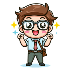 キュートで個性的なギーク風カートゥーンス