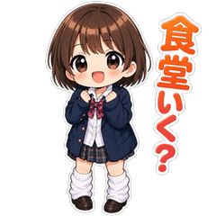 可愛い女子高生〜学校編