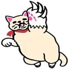 ぽっちゃ猫&黒ネコ