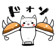 ショルダーアーマーにゃんこ