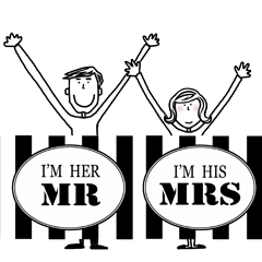 夫婦の為のスタンプ