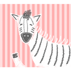 動物と海の生物と女の子