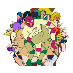 覆面レスラーの日常