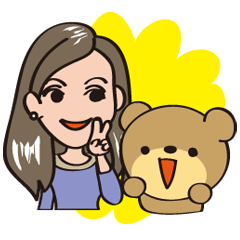 かなとくーちゃんの使えるスタンプ