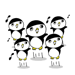 ぱっつんぺんぎん（手書き）