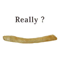 フライドポテト 1本　と　英語　English