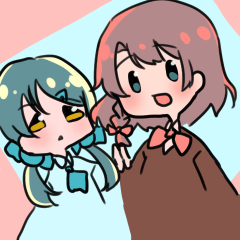 ねむたい娘＆食べたい娘すたんぷ