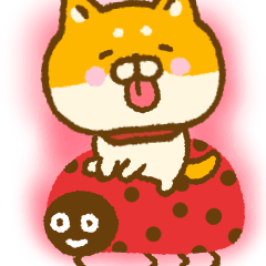 ゆる柴犬 ☆よくつかう言葉☆北欧風