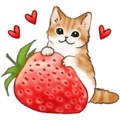 使いやすい挨拶☆猫たちのスタンプ