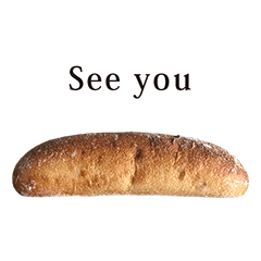 横長おいしいパン　と　英語　English