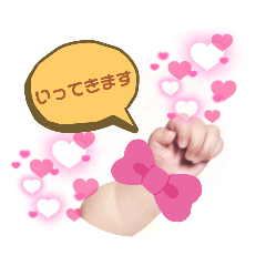 可愛い赤ちゃんの手