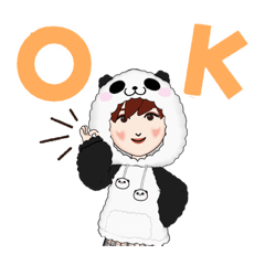 パンダ着ぐるみっこ